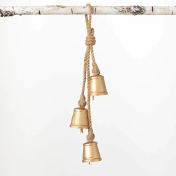 Gold Trio Bell Ornament