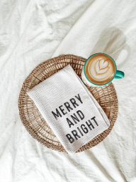Merry & Bright Tea Towel