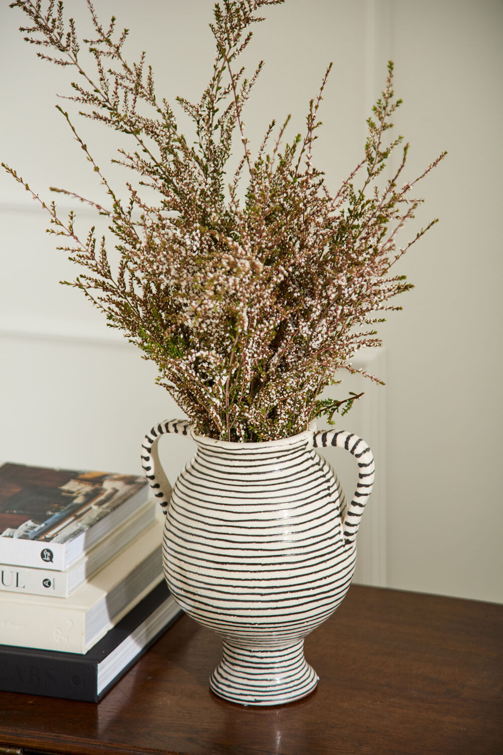 Hand-Painted Lines Vase