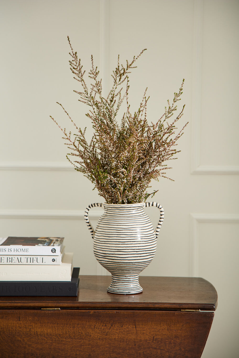 Hand-Painted Lines Vase