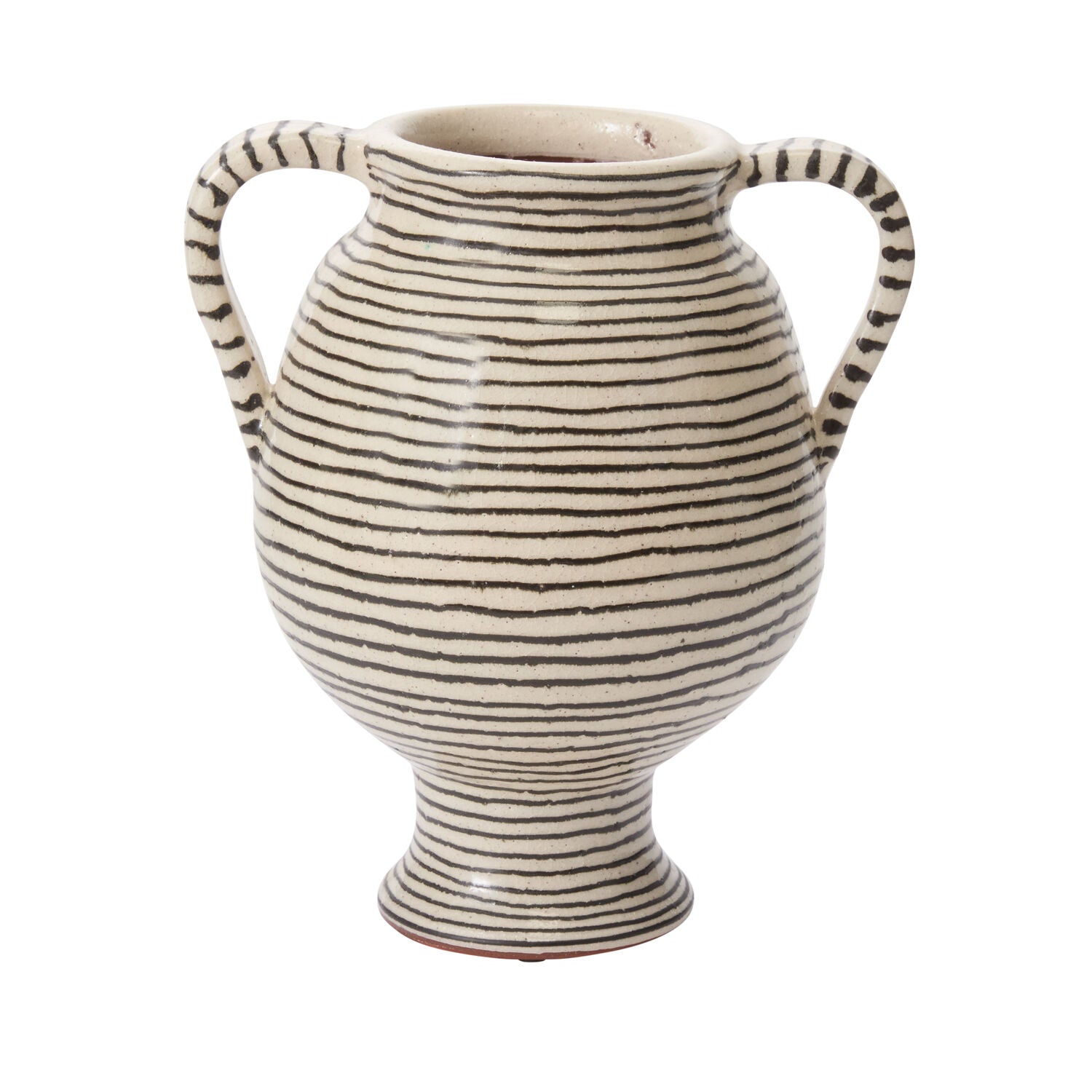 Hand-Painted Lines Vase