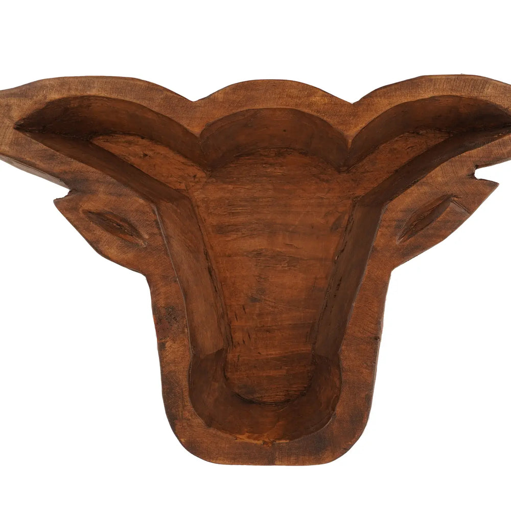 Handmade Longhorn Dough Bowl - 2 Colors