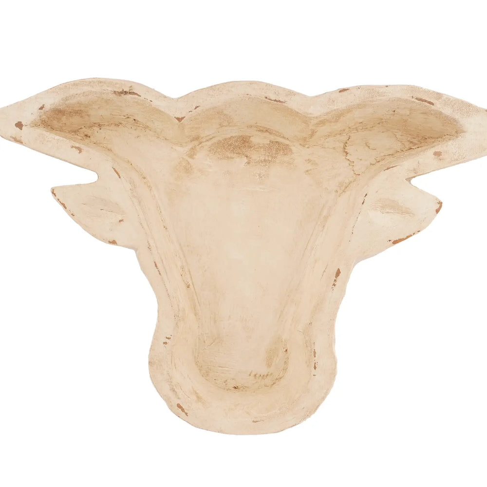 Handmade Longhorn Dough Bowl - 2 Colors