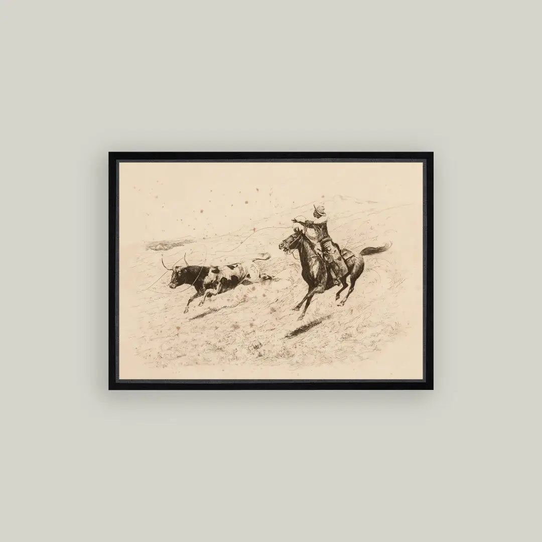 The Long Throw Framed Art - 3 Sizes