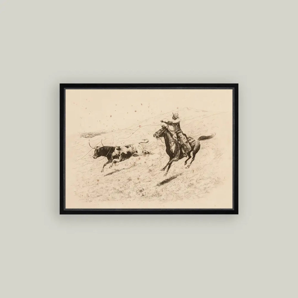 The Long Throw Framed Art