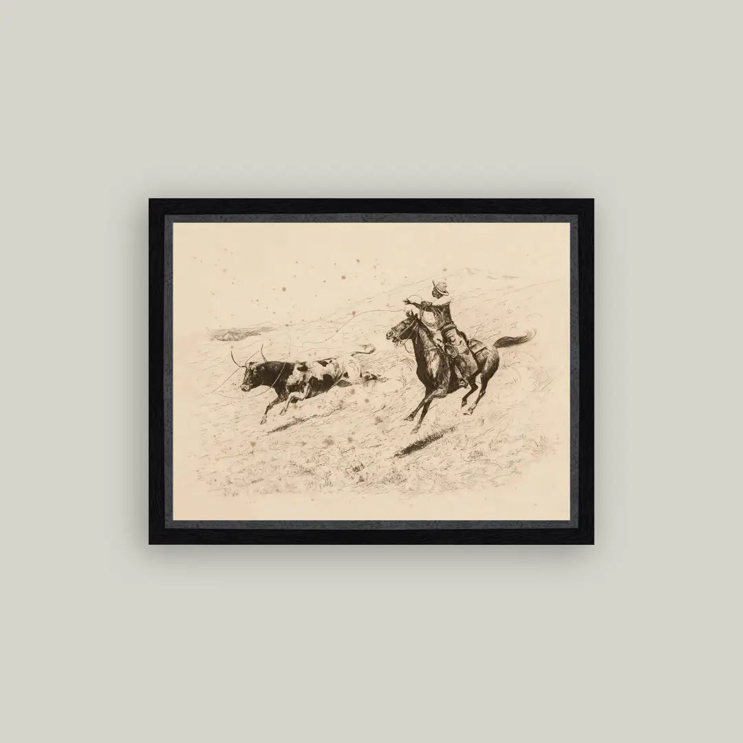 The Long Throw Framed Art - 3 Sizes