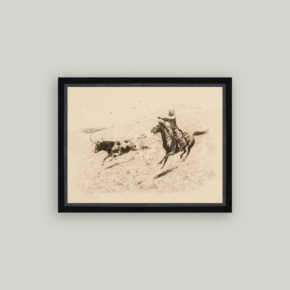 The Long Throw Framed Art