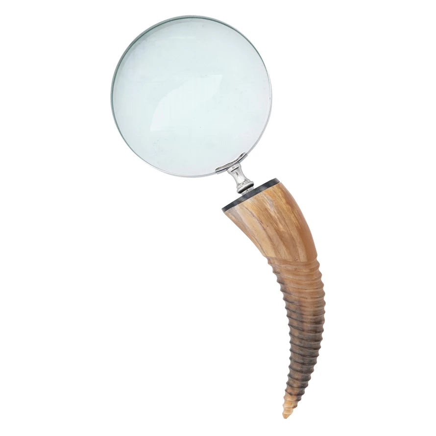 Magnifying Glass with Horn Handle
