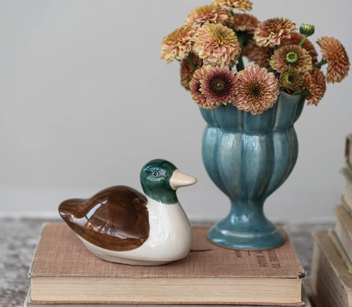 Stoneware Mallard Duck
