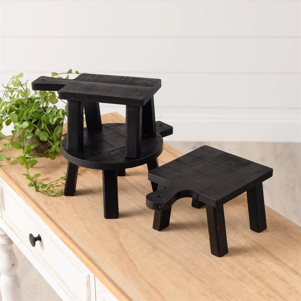 Wood Mini Riser - 2 Colors/3 Styles