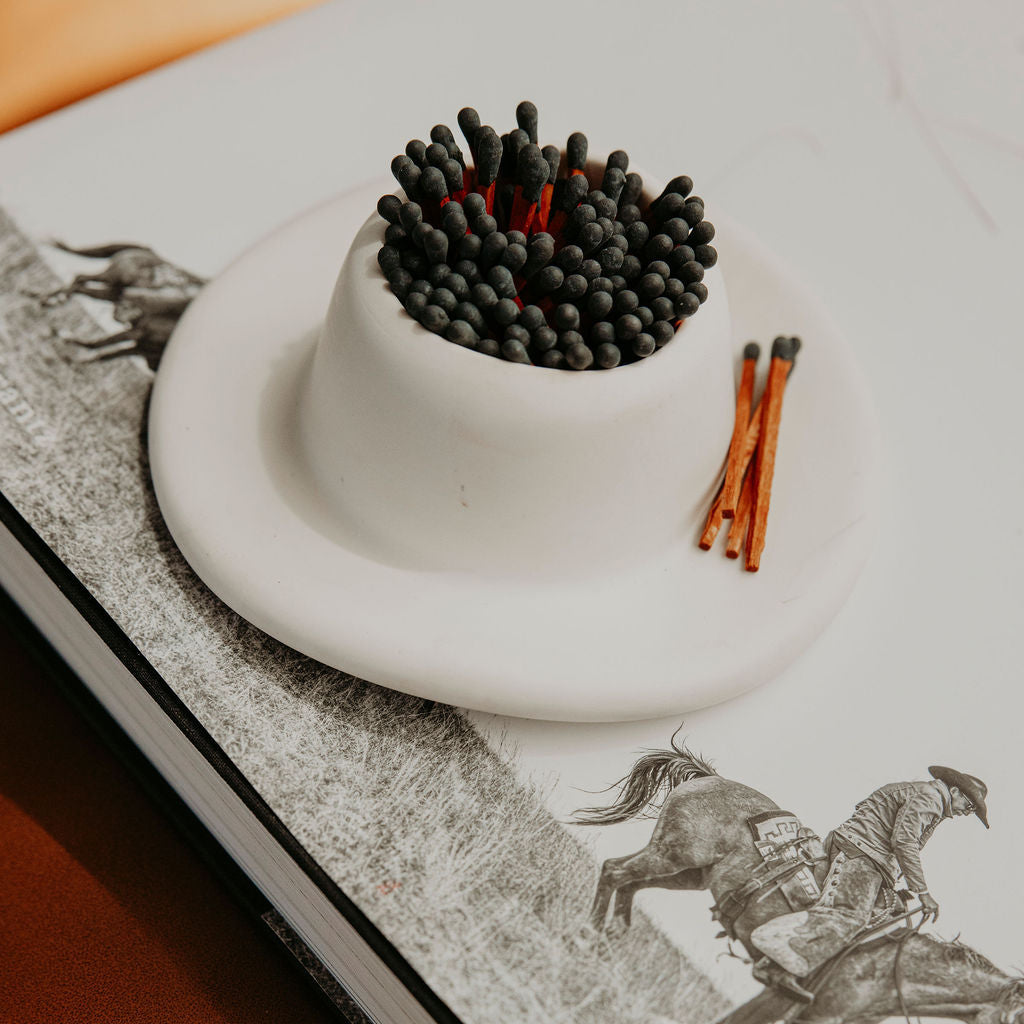Cowboy Hat Matchstick Holder