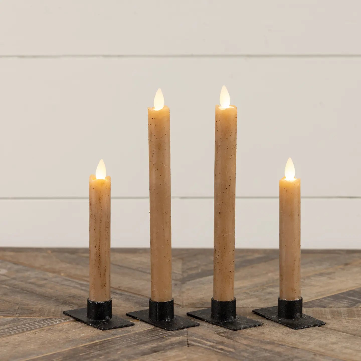 Moving Flame Taper Candle - Set of 2