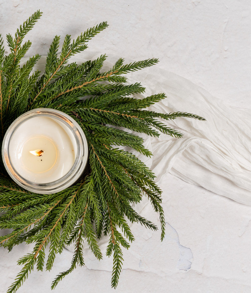 Norfolk Pine Candle Ring