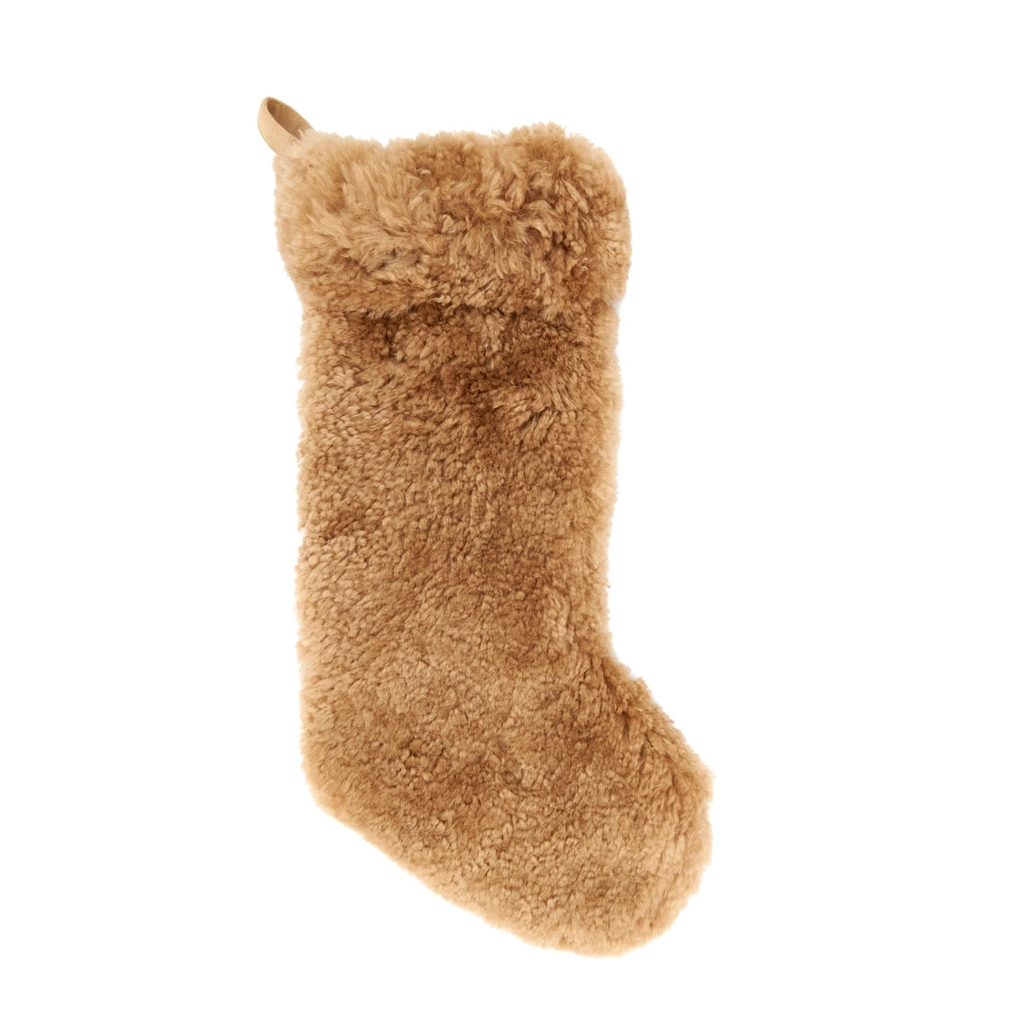 Natural Lamb Fur Stocking - 3 Colors