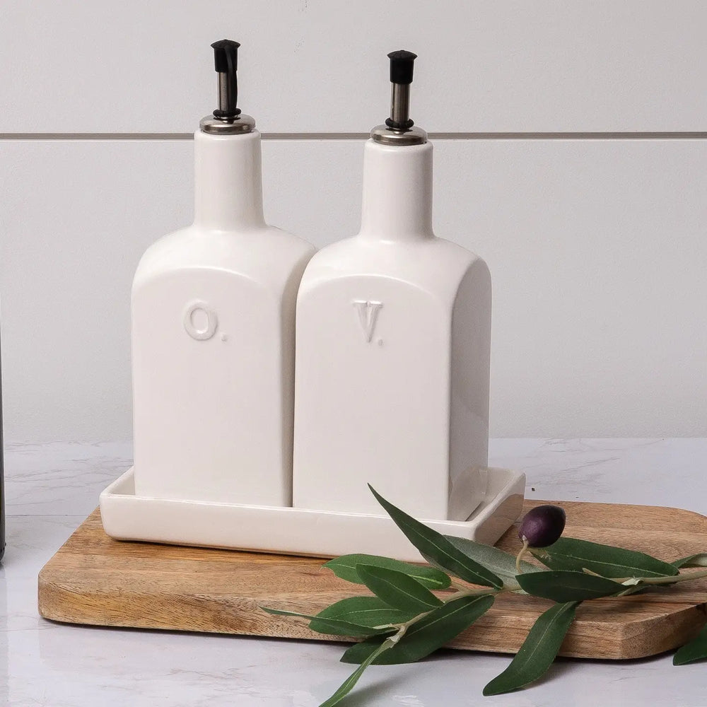 Ceramic Oil & Vinegar Set