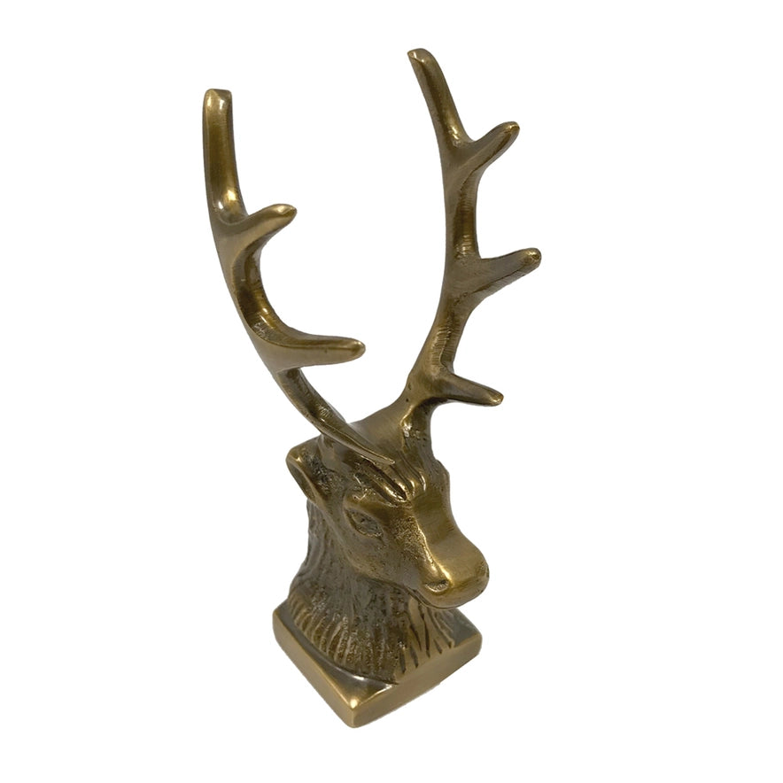 Brass Stag Pen Holder