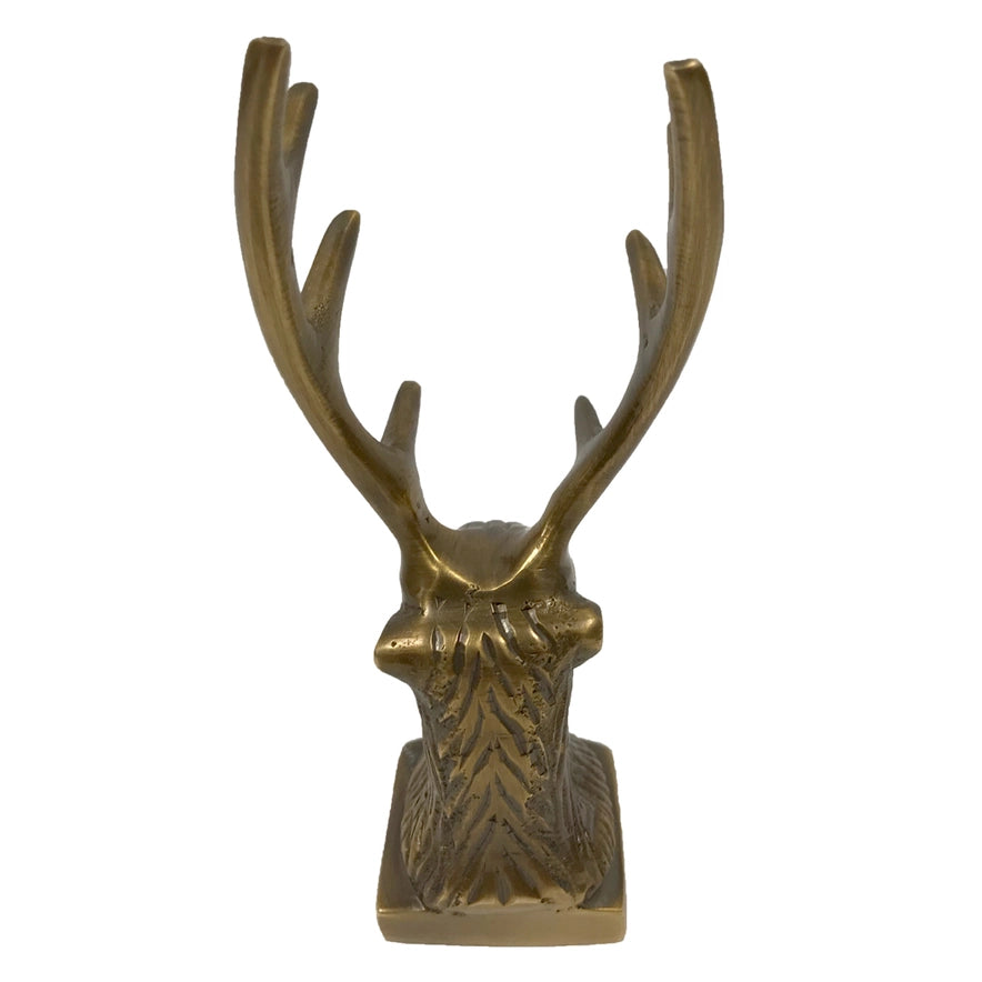 Brass Stag Pen Holder