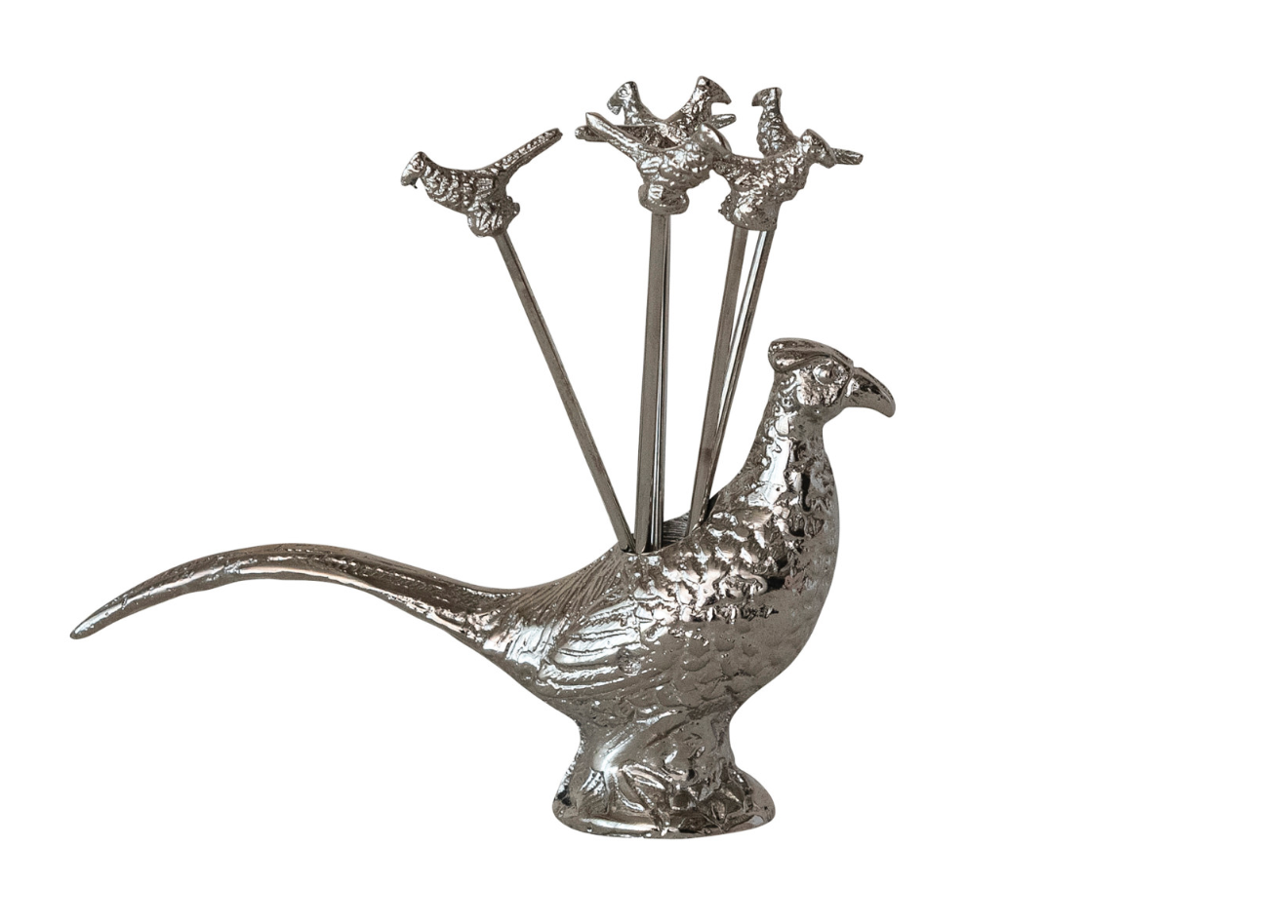 Pheasant Appetizer Pick Holder- Set
