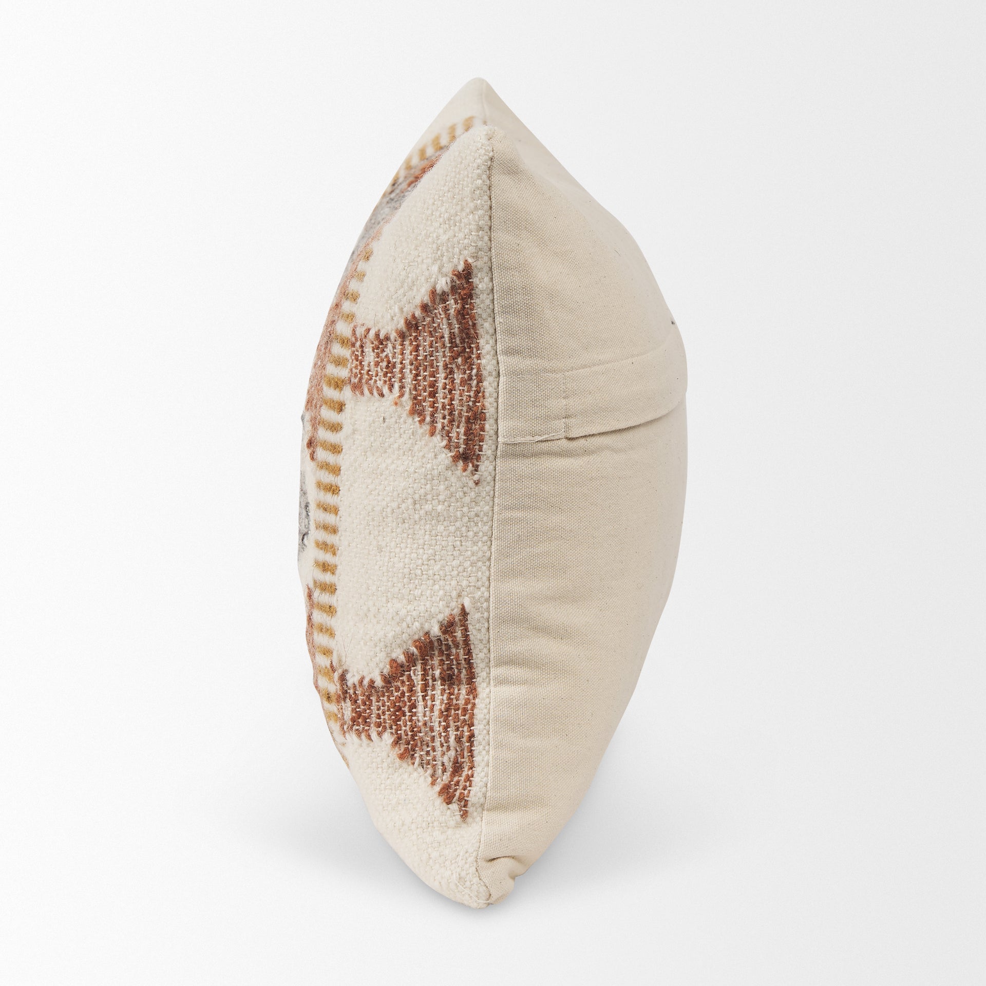 Handwoven Wool Tribal Pillow