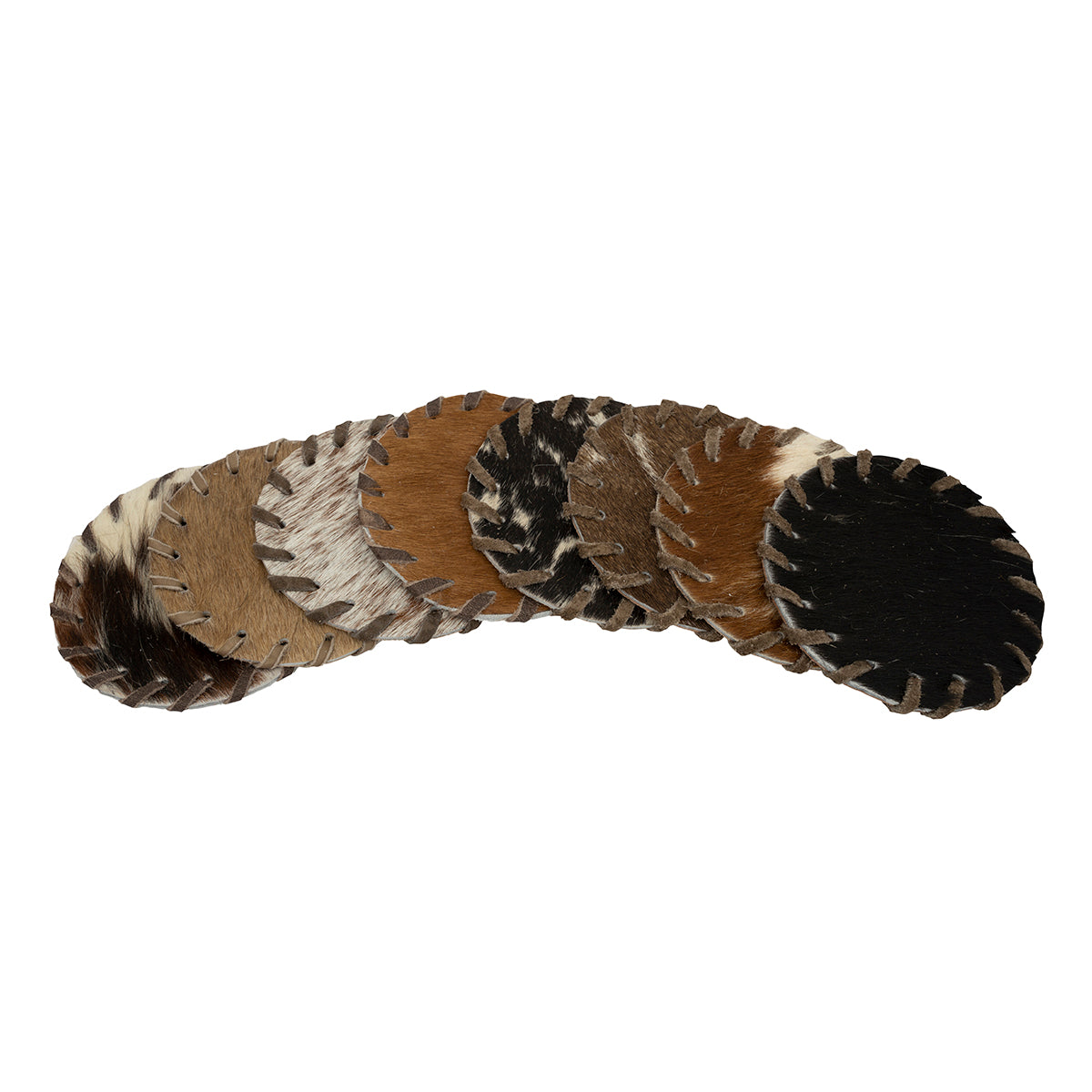 Natural Cowhide Coasters