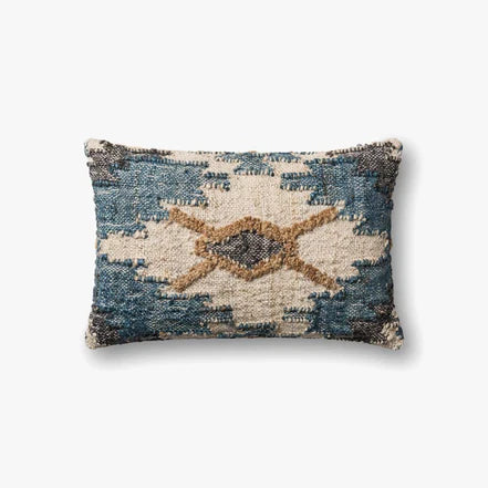 Tribal Print Woven Lumbar Pillow