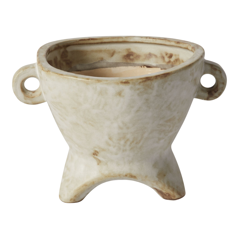 3 Footed Pot with Handles