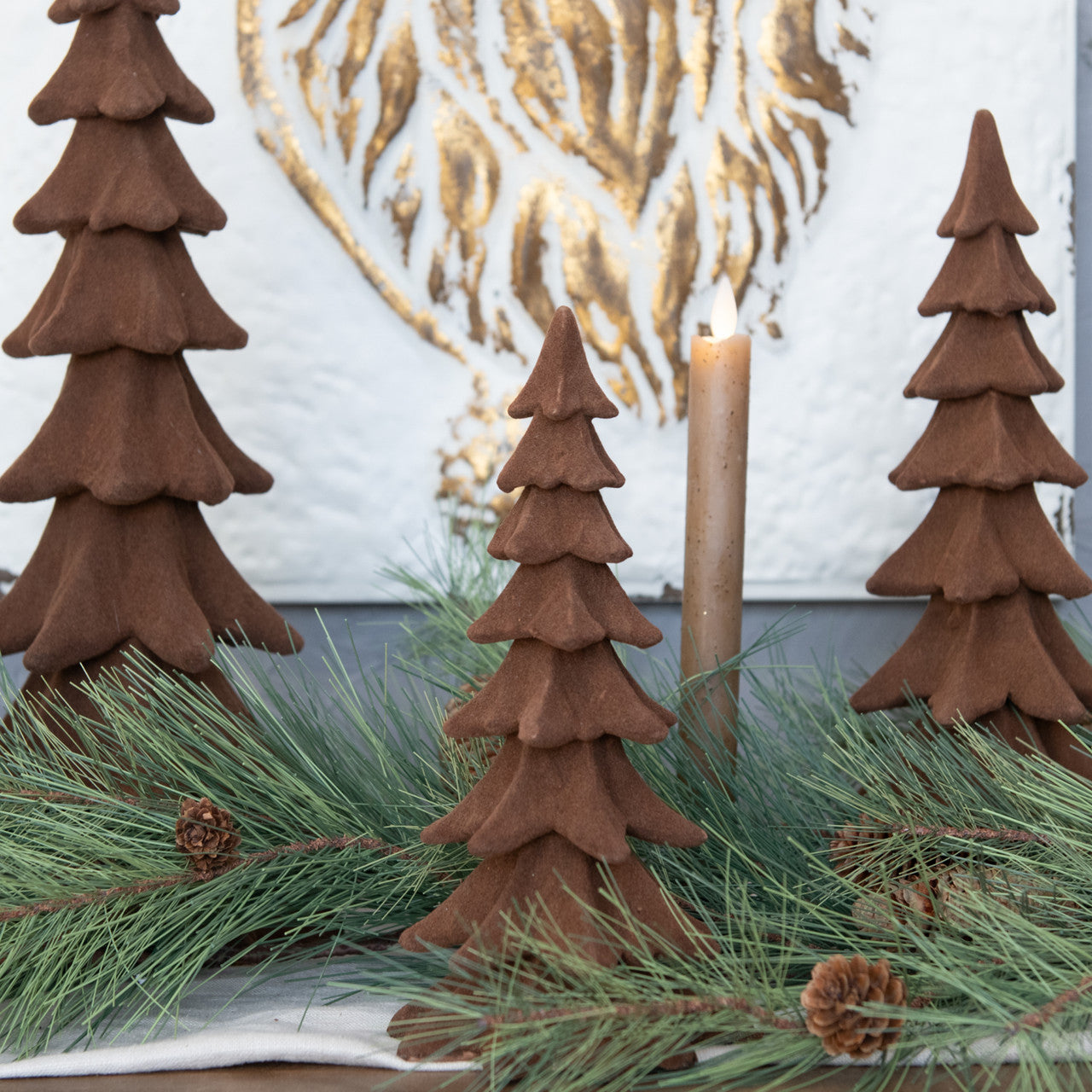 Velvet Pine Tree - 2 Sizes