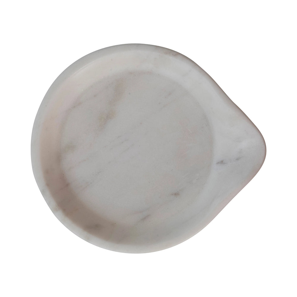 White Marble Spoon Rest