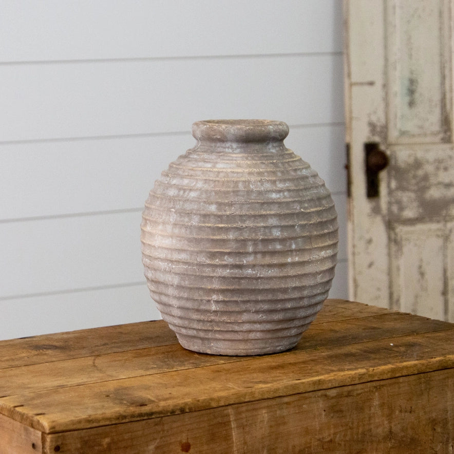 Ridged Vase