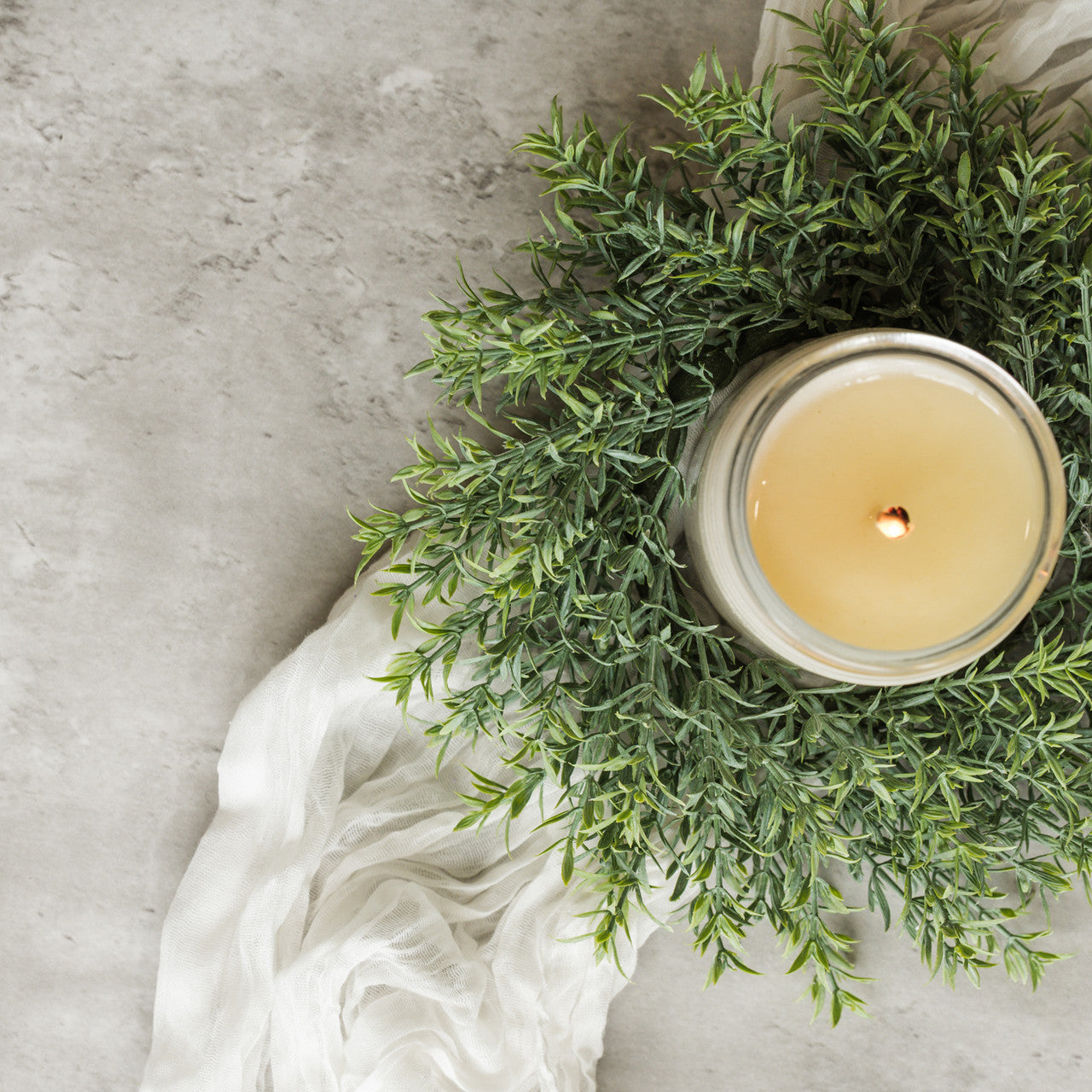 Rosemary Candle Ring