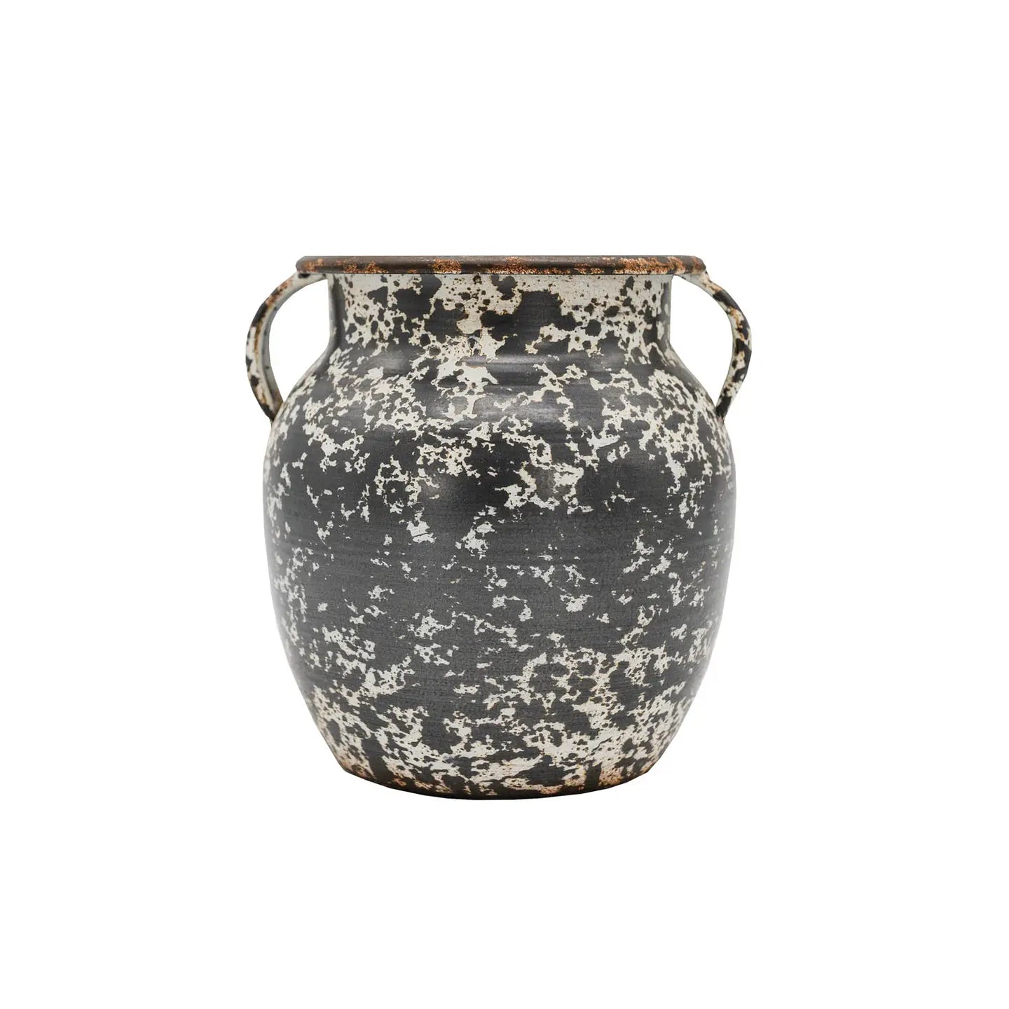 Rustic Speckled Urn Vase