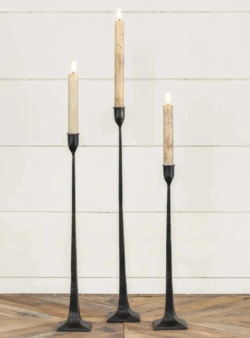 3D Flame Taper Candle - Set of 2