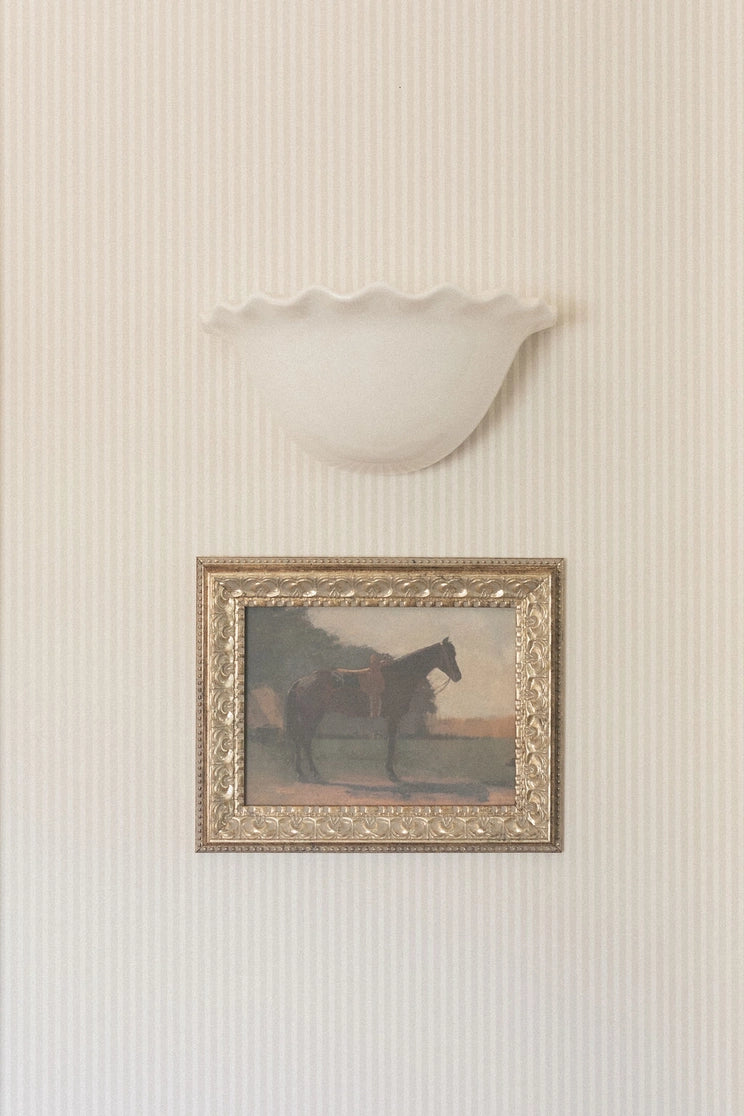 Saddled Horse Framed Artwork - 2 Sizes