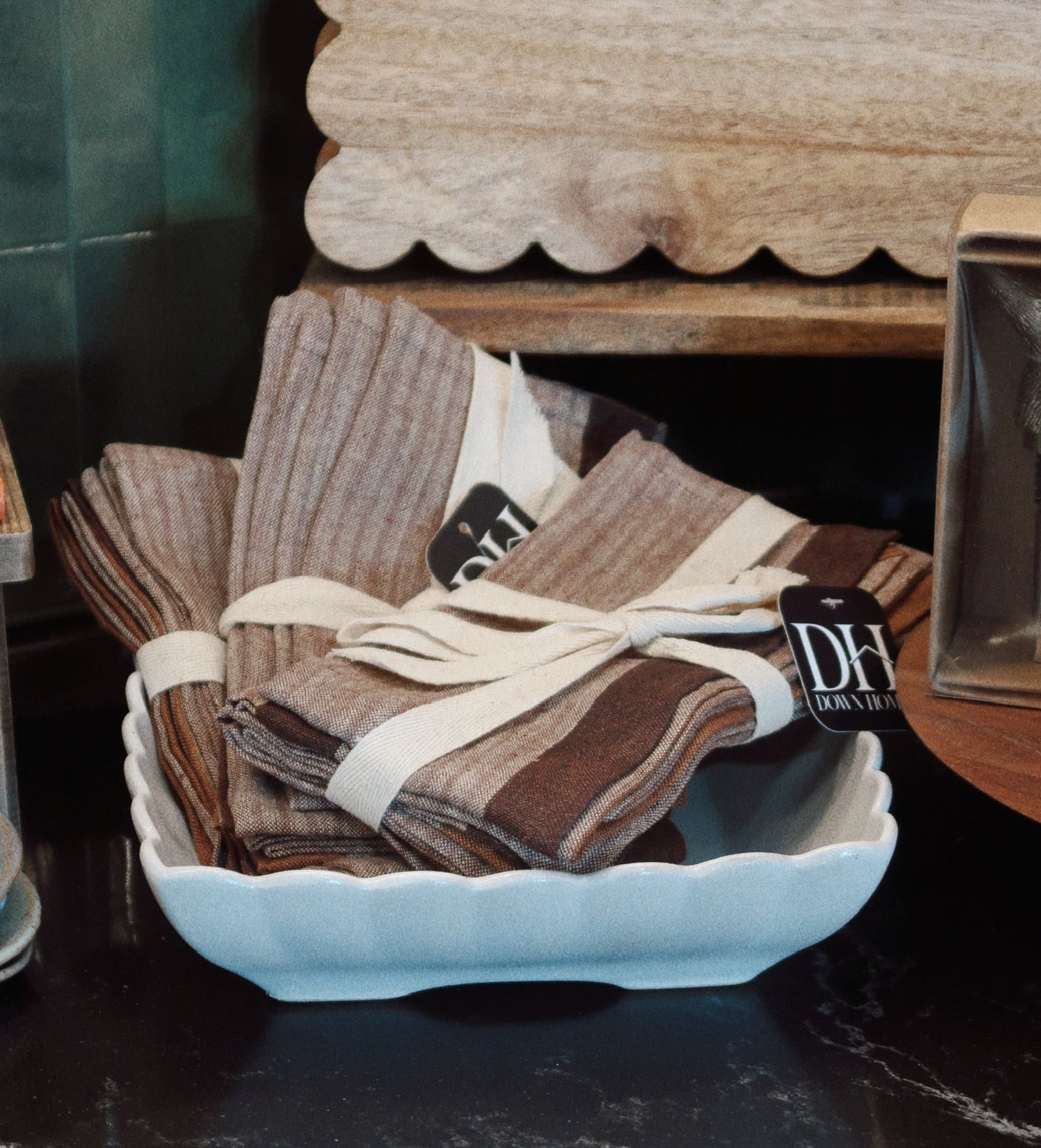 Woven Linen Napkins - Set of 4