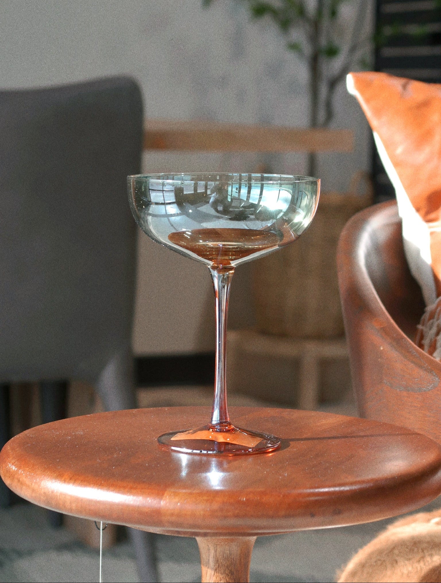 Iridescent Martini Glass