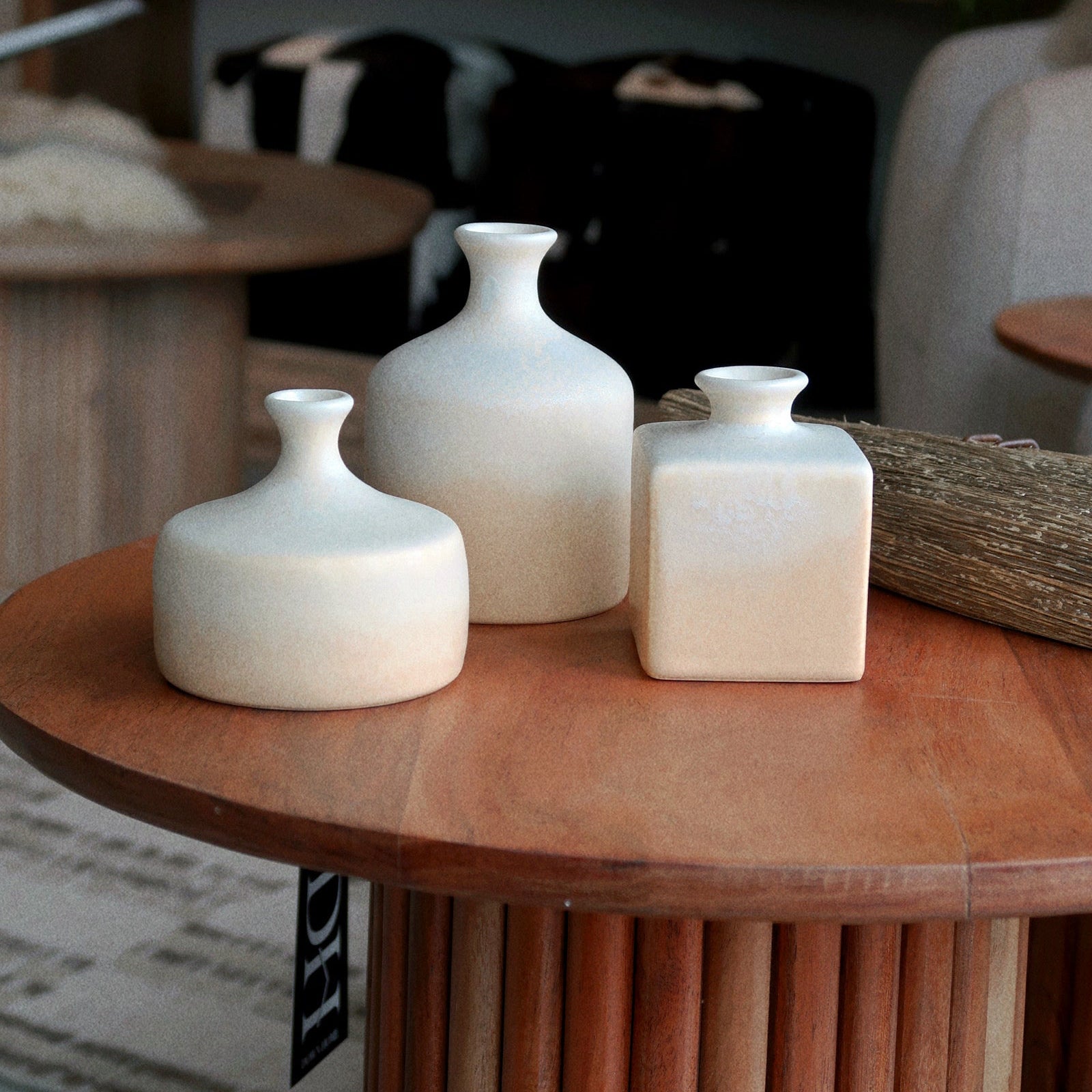 Smooth Stoneware Budvase - 3 Styles