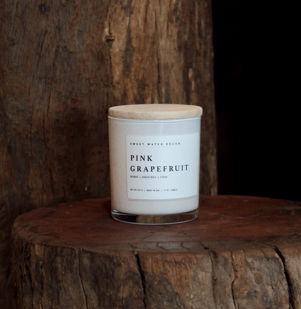 Clear Jar Soy Candle - 3 Scents