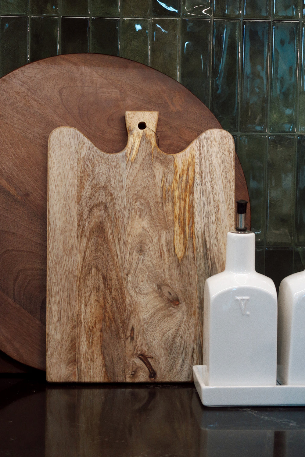 Curved Wood Serving Board