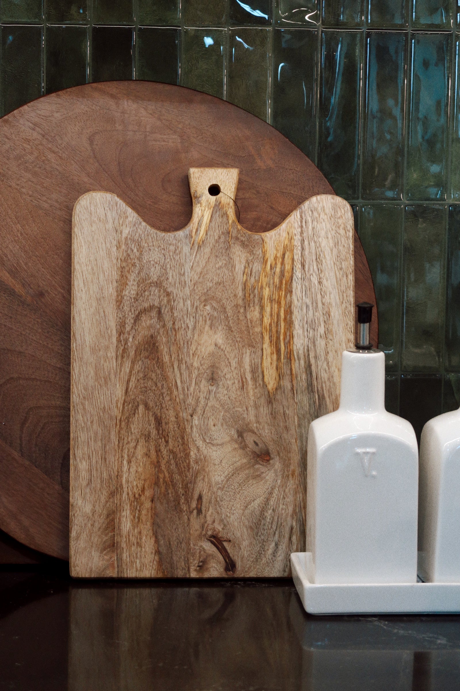 Curved Wood Serving Board