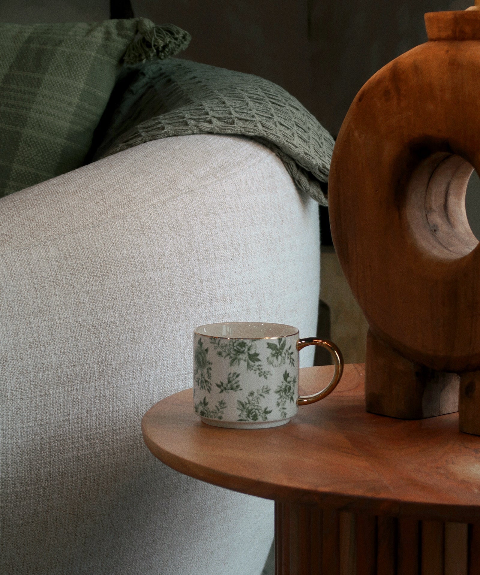 Handcrafted Floral Mug