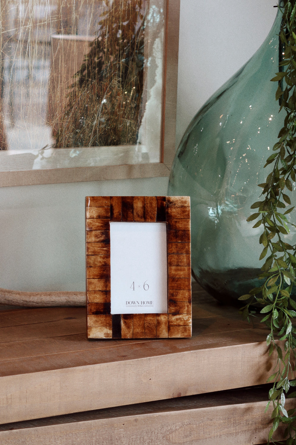 Blocked Bone Photo Frame - 2 Sizes