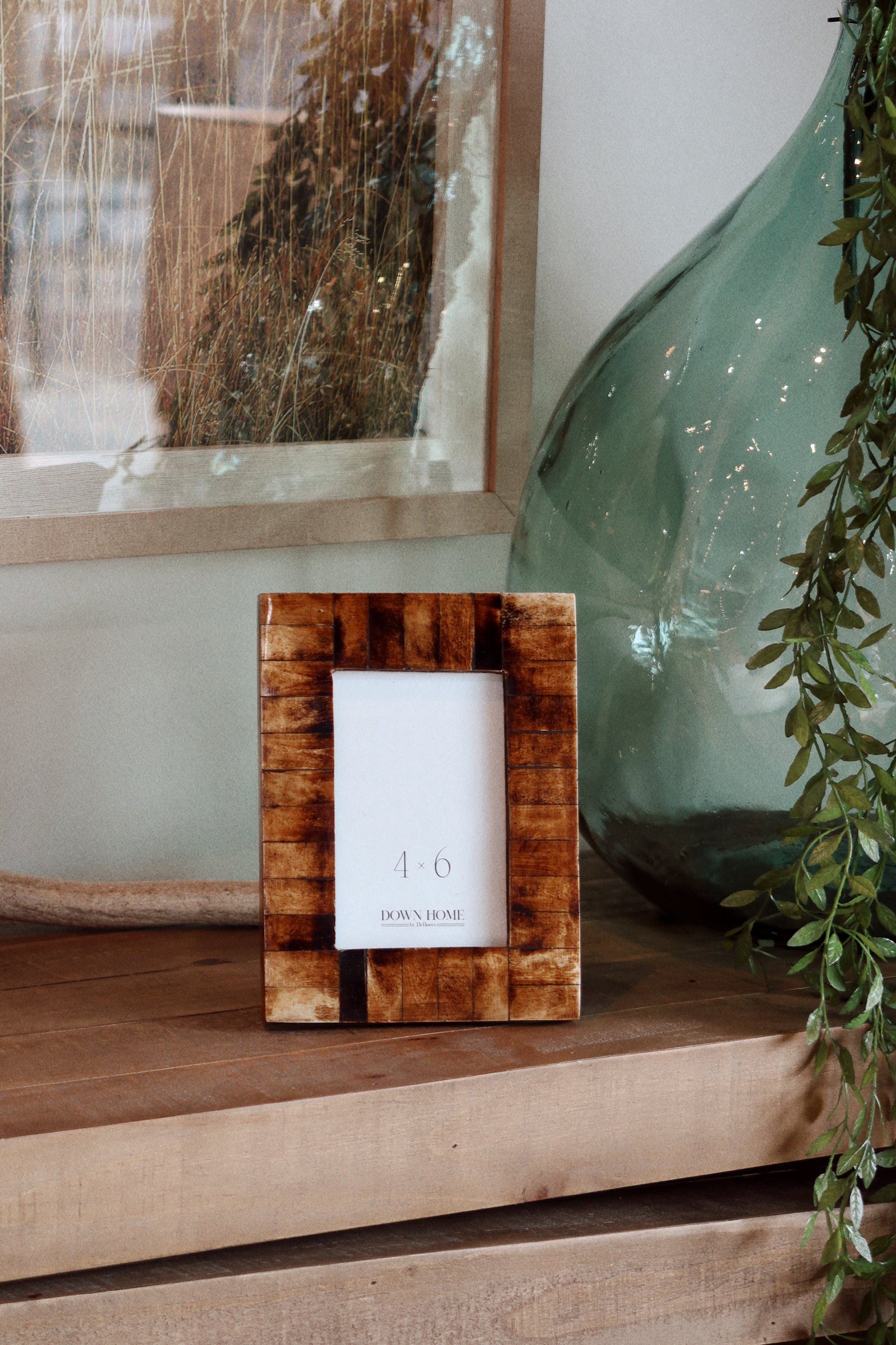 Blocked Bone Photo Frame - 2 Sizes