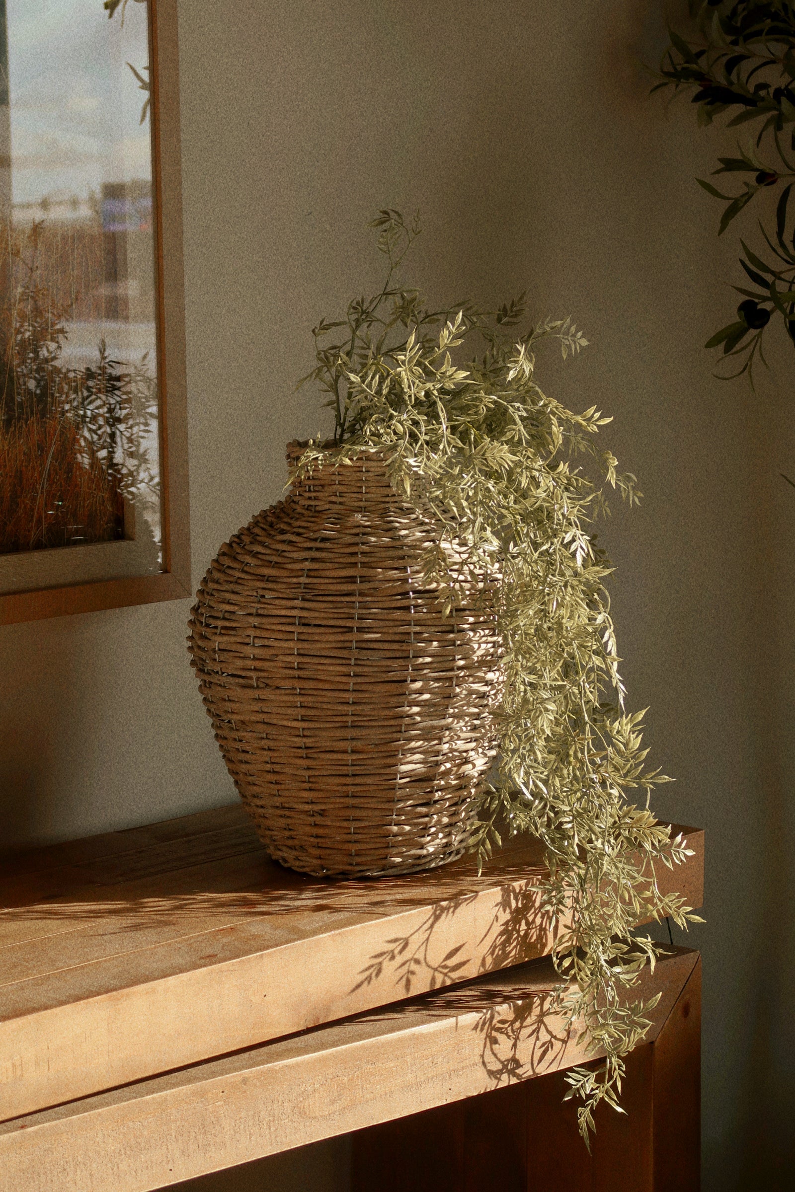 Woven Willow Vase