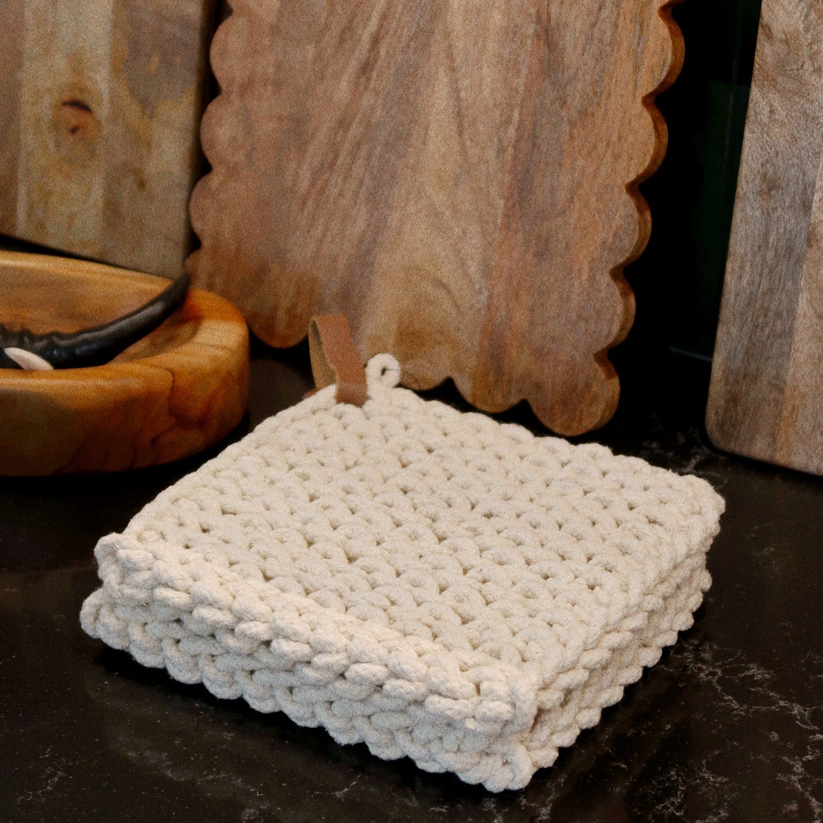 Thick Cotton Pot Holder - 3 Colors