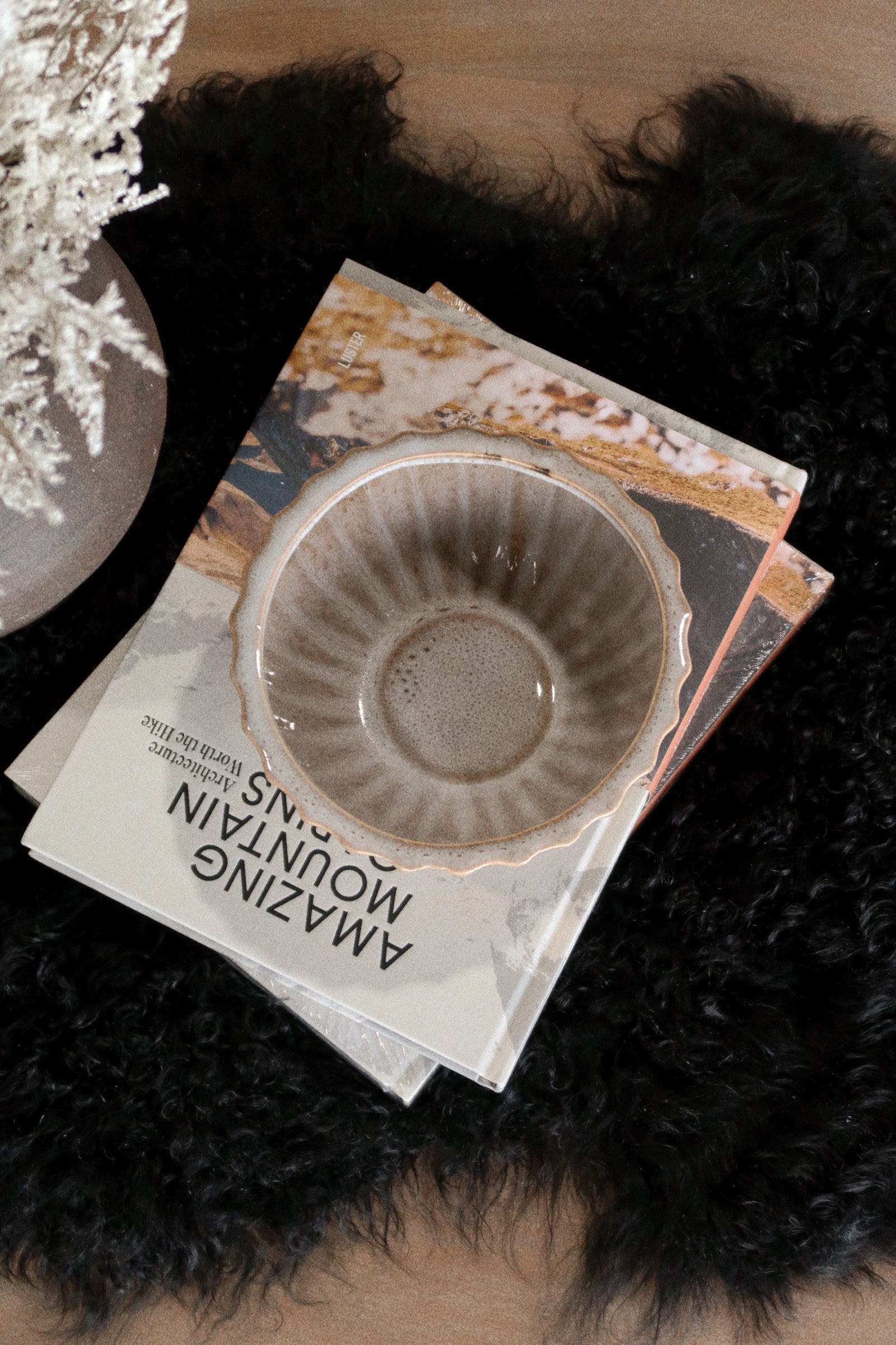 Scalloped Ceramic Bowl