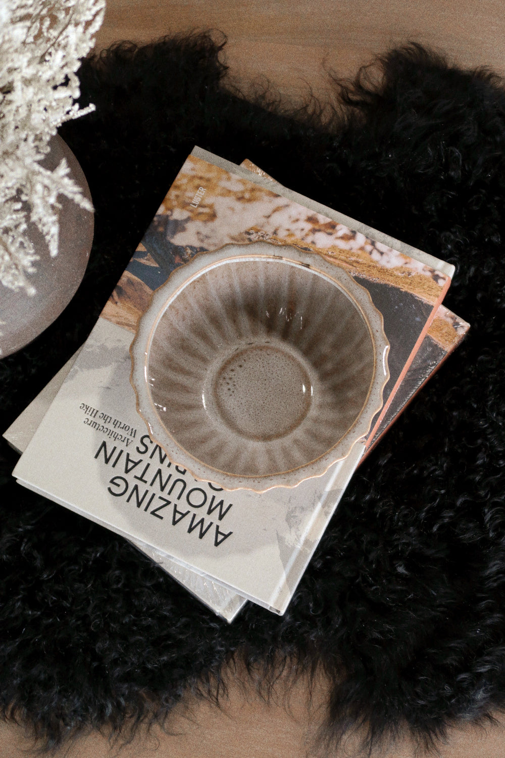 Scalloped Ceramic Bowl