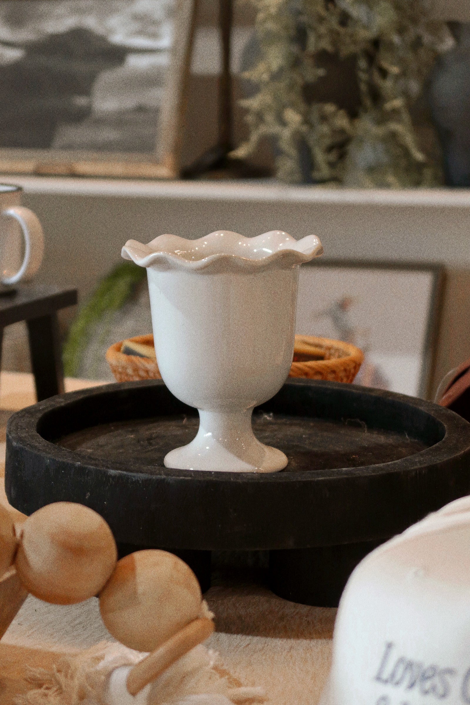 Flower Petal Ceramic Vase - 2 Sizes
