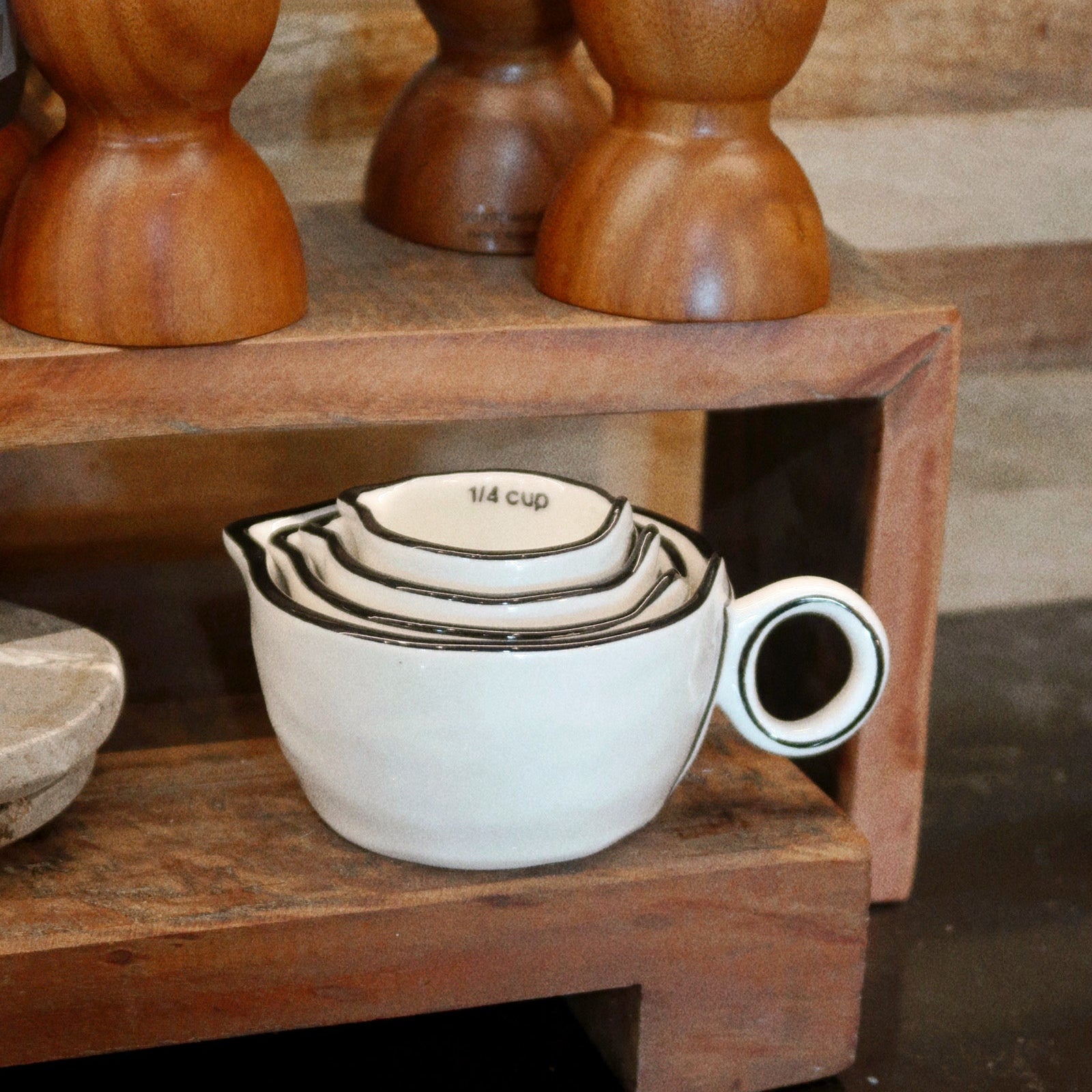 Stoneware Measuring Cup Set