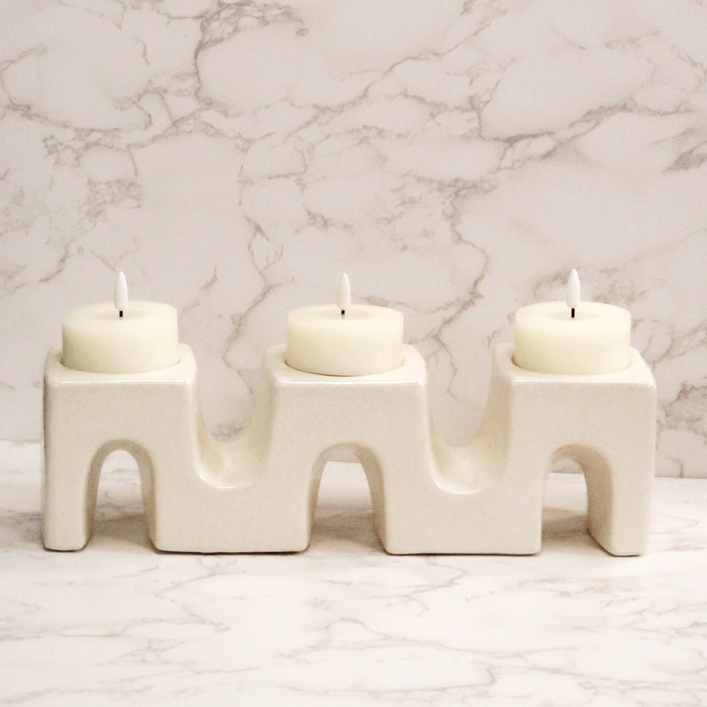Arched Leg Candle Holder
