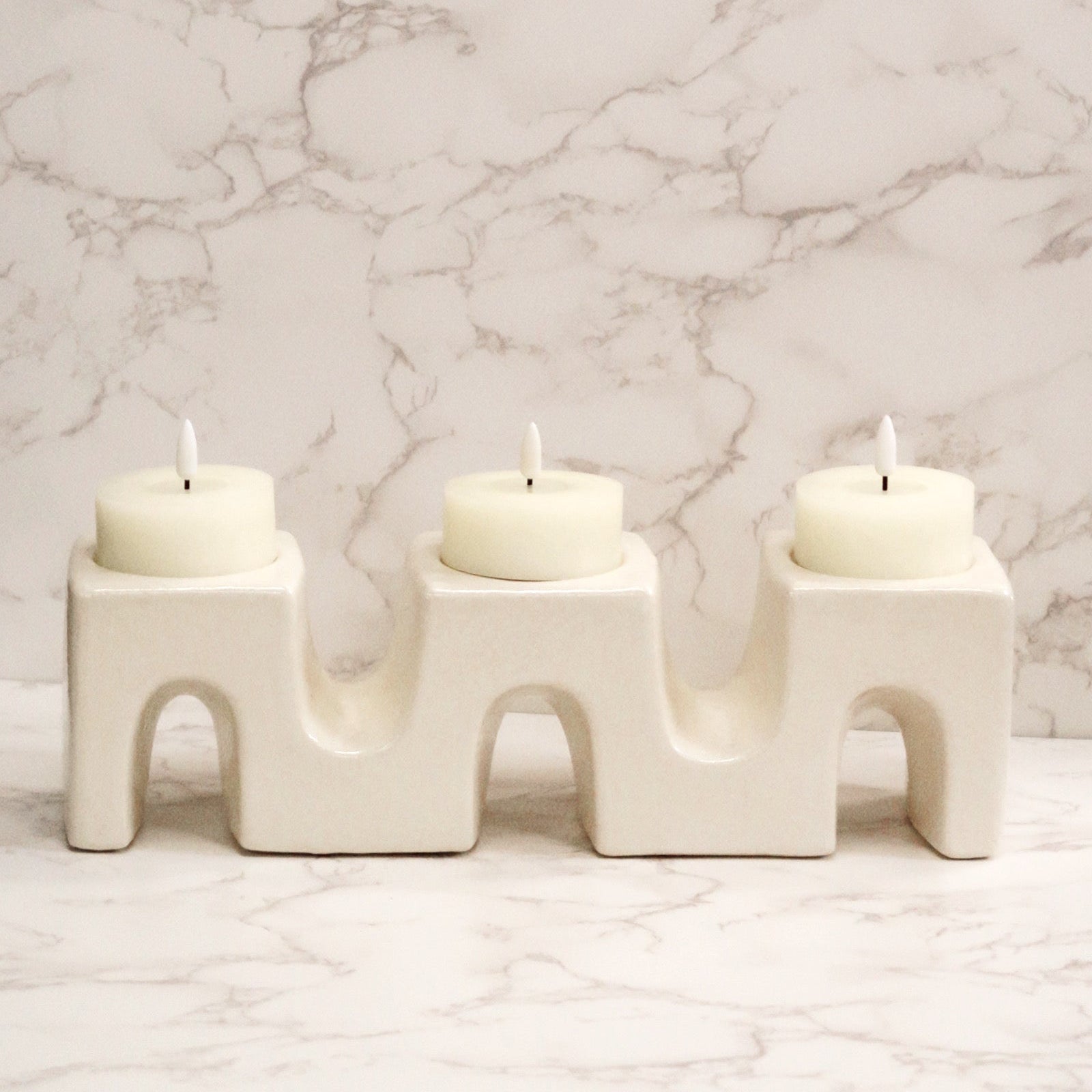Arched Leg Candle Holder